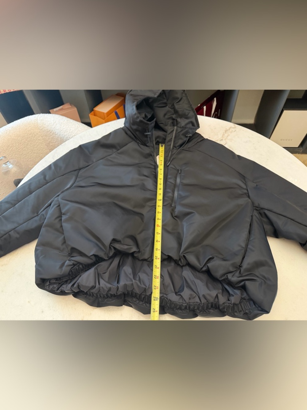 ZARA WATER REPELLENT WINDPROOF HOODED PUFFER JACKET - Picture 16 of 16